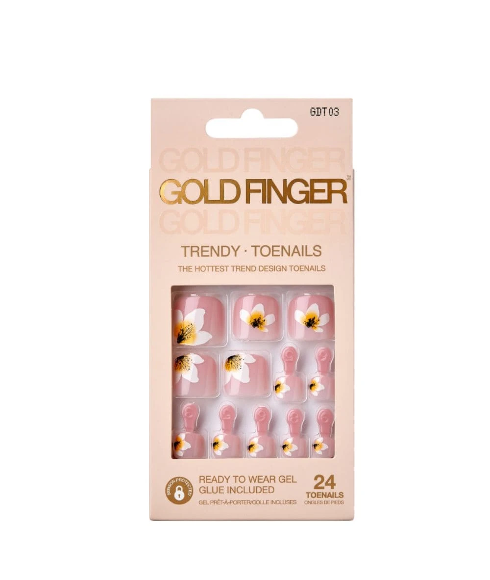 Gold Finger Trendy Toenails #Gdt 3 Gold Finger Trendy Toenails #Gdt - Image 3