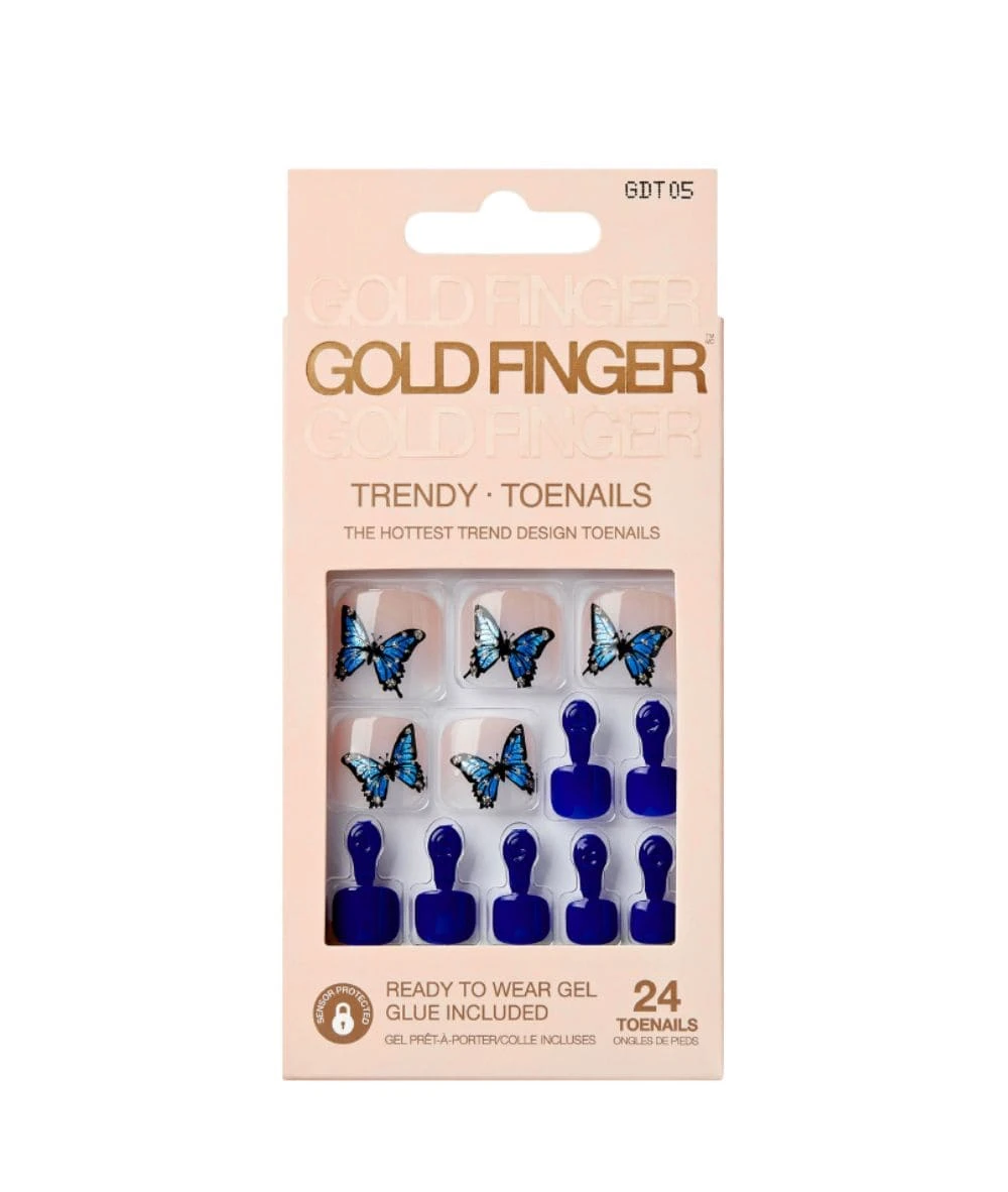 Gold Finger Trendy Toenails #Gdt 5 Gold Finger Trendy Toenails #Gdt - Image 5
