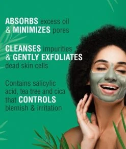 Kiss New York Professional Tea Tree Collection[Deep Cleansing Clay Mask] #Tt01 -Clore Beauty Store G00019492 2
