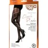 Touch Ups Patterned Fishnet Stockings-Check Plaid