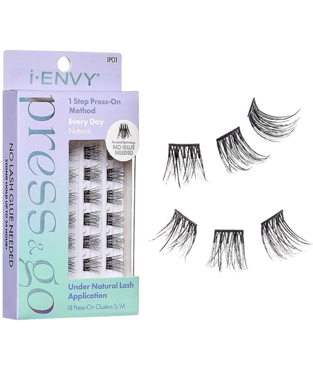 Kiss I-Envy Press & Go Press On Cluster Lashes-Every Day 1 Kiss I-Envy Press & Go Press On Cluster Lashes-Every Day