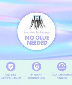 Kiss I-Envy Press & Go Press On Cluster Lashes-Every Day 9 Kiss I-Envy Press & Go Press On Cluster Lashes-Every Day -Clore Beauty Store G00019680 4