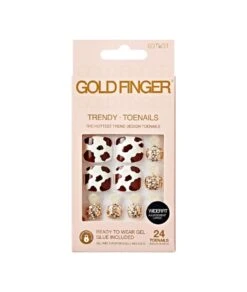 Gold Finger Trendy Wider Fit Toenails #Gdtw