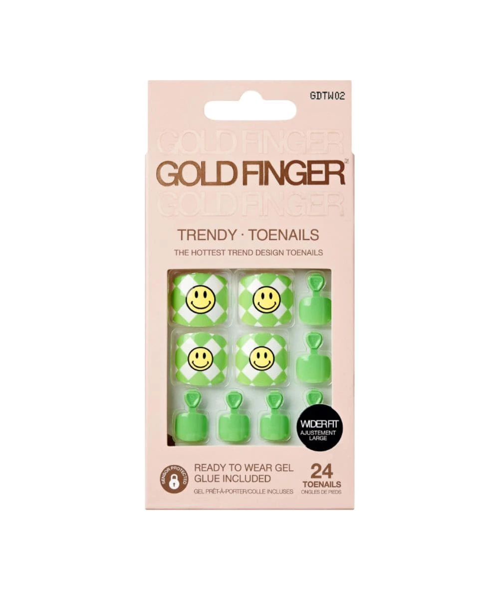 Gold Finger Trendy Wider Fit Toenails #Gdtw 2 Gold Finger Trendy Wider Fit Toenails #Gdtw - Image 2