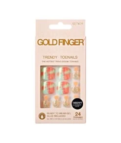 Gold Finger Trendy Wider Fit Toenails #Gdtw 11 Gold Finger Trendy Wider Fit Toenails #Gdtw -Clore Beauty Store G00019755 3