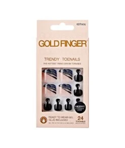 Gold Finger Trendy Wider Fit Toenails #Gdtw 13 Gold Finger Trendy Wider Fit Toenails #Gdtw -Clore Beauty Store G00019755 5