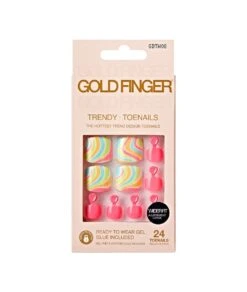 Gold Finger Trendy Wider Fit Toenails #Gdtw 15 Gold Finger Trendy Wider Fit Toenails #Gdtw -Clore Beauty Store G00019755 7