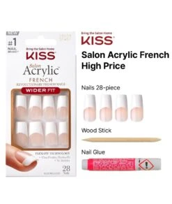 Kiss Salon Acrylic French [High Price] #Sfw51 -Clore Beauty Store G00019807 2