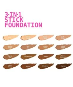 Ruby Kisses 3-In-1 Stick Foundation 7 Ruby Kisses 3-In-1 Stick Foundation -Clore Beauty Store G00019825 3