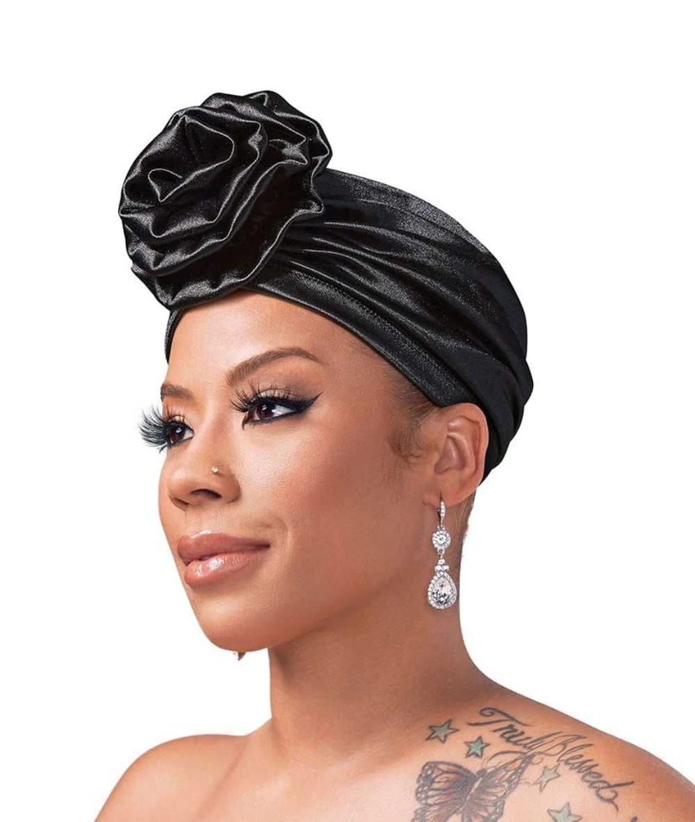 Red By Kiss Luxe Silky Top Knot Turban 1 Red By Kiss Luxe Silky Top Knot Turban