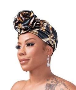 Red By Kiss Luxe Silky Top Knot Turban 5 Red By Kiss Luxe Silky Top Knot Turban -Clore Beauty Store G00019949 1