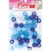 Beauty Town Mega Clear Polka Dots Round Beads Value Pack