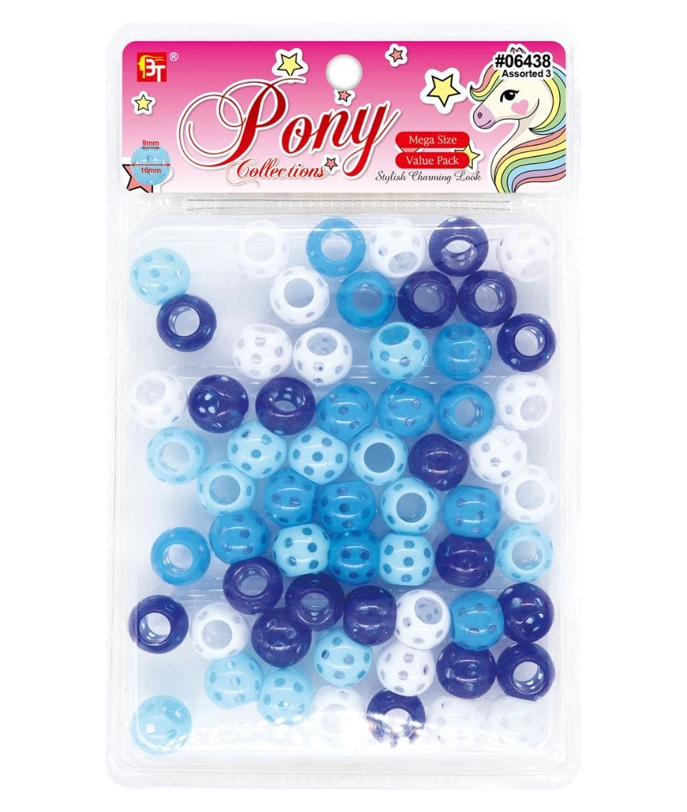 Beauty Town Mega Clear Polka Dots Round Beads Value Pack 1 Beauty Town Mega Clear Polka Dots Round Beads Value Pack