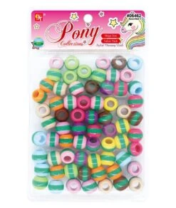 Beauty Town Mega Color Striped Round Beads Value Pack -Clore Beauty Store G00019965 3