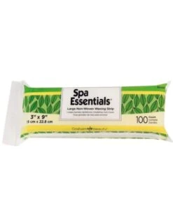 Graham Beauty Spa Essentials Large Non-Woven Waxing Strip 100Pc[3 Inch X9 Inch ] #Gbe53222