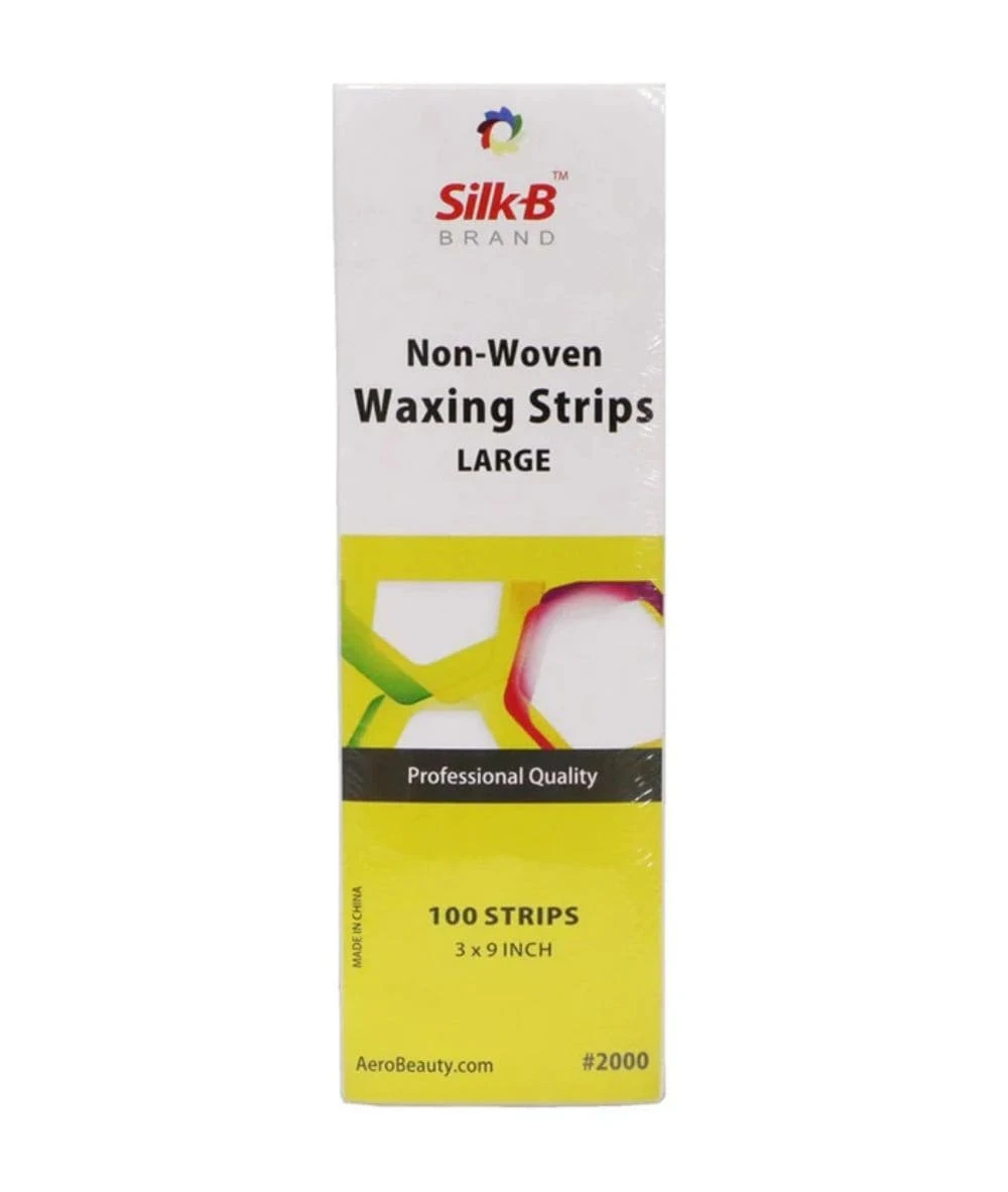 Silk B Professional Non-Woven Waxing Strips (3 X 9 Inch Precut / 100pc/pk) 1 Silk B Professional Non-Woven Waxing Strips (3 X 9 Inch Precut / 100pc/pk)