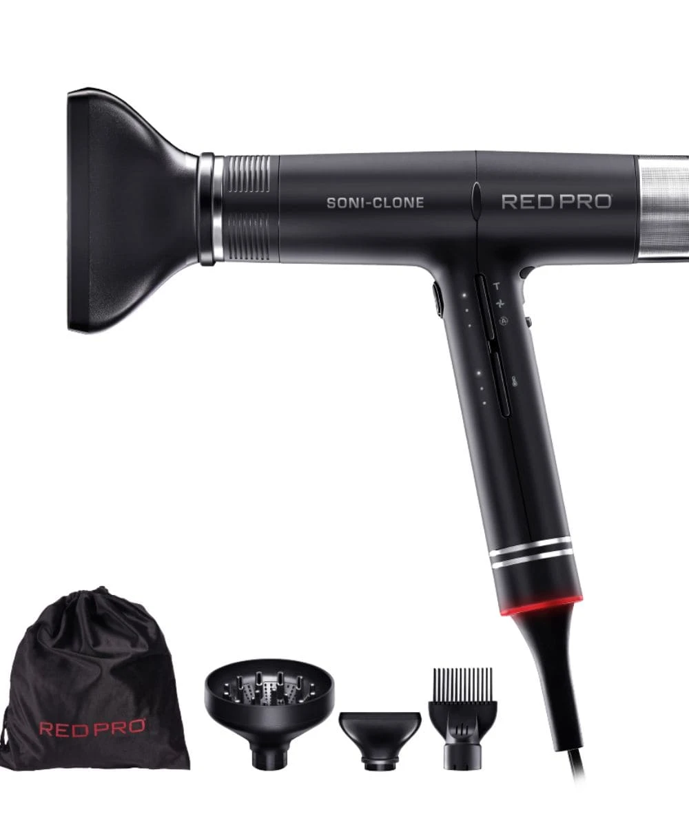 Red Pro Soni-Clone Hair Dryer #BLDC01 1 Red Pro Soni-Clone Hair Dryer #BLDC01