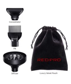 Red Pro Soni-Clone Hair Dryer #BLDC01 7 Red Pro Soni-Clone Hair Dryer #BLDC01 -Clore Beauty Store G00020058 3