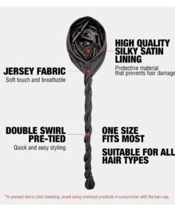 Red By Kiss Satin Lined Halo Turban Jersey #Hd 11 Red By Kiss Satin Lined Halo Turban Jersey #Hd -Clore Beauty Store G00020063 5