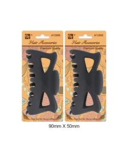Beauty Town Large Claw Clip 90X50Mm [Black] #10866