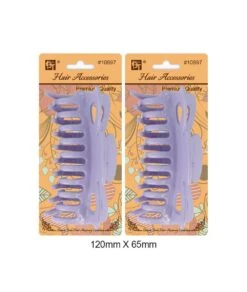 Beauty Town Jumbo Claw Clip 120X65Mm [Lavender] #10897