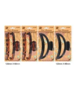 Beauty Town Jumbo Claw Clip 120X60Mm/120X65Mm [Assorted] #10899