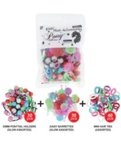 Beauty Town Kids' Hair Accessories Bulk Pack -Clore Beauty Store G00020127 2