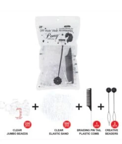 Beauty Town Kids Hair Accessories Beads Bulk Pack