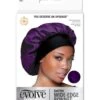 Firstline Evolve Luxe Satin Wide-Edge Bonnet[Purple] #1663