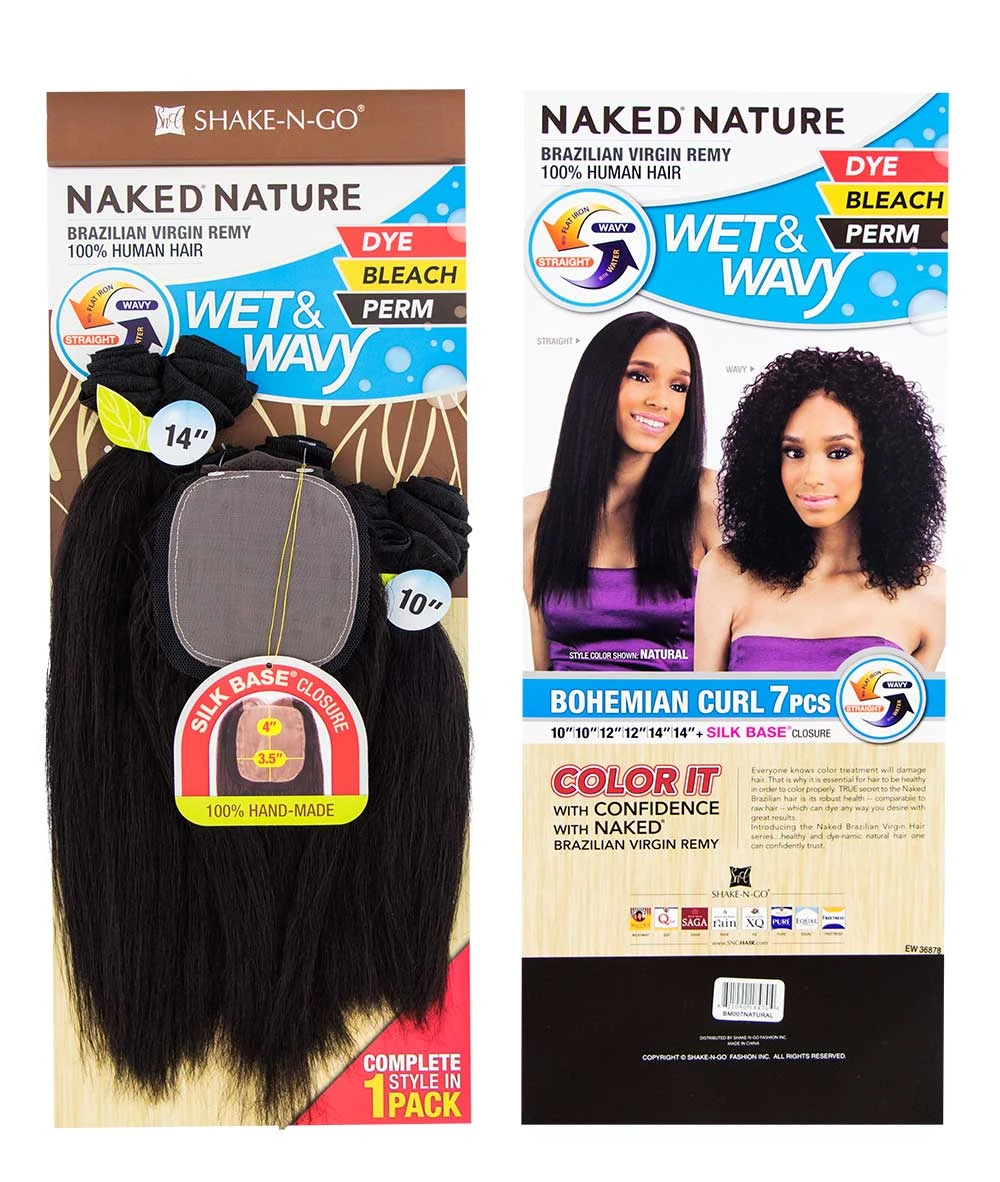Shake-N-Go Naked Nature Wet & Wavy - Bohemian Curl 7 Pcs 3 Shake-N-Go Naked Nature Wet & Wavy - Bohemian Curl 7 Pcs - Image 3