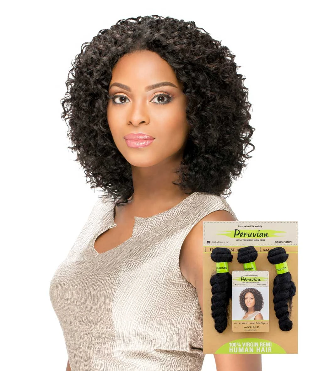 Sensationnel Bare & Natural Peruvian - French Twist 10S 3Pcs 1 Sensationnel Bare & Natural Peruvian - French Twist 10S 3Pcs