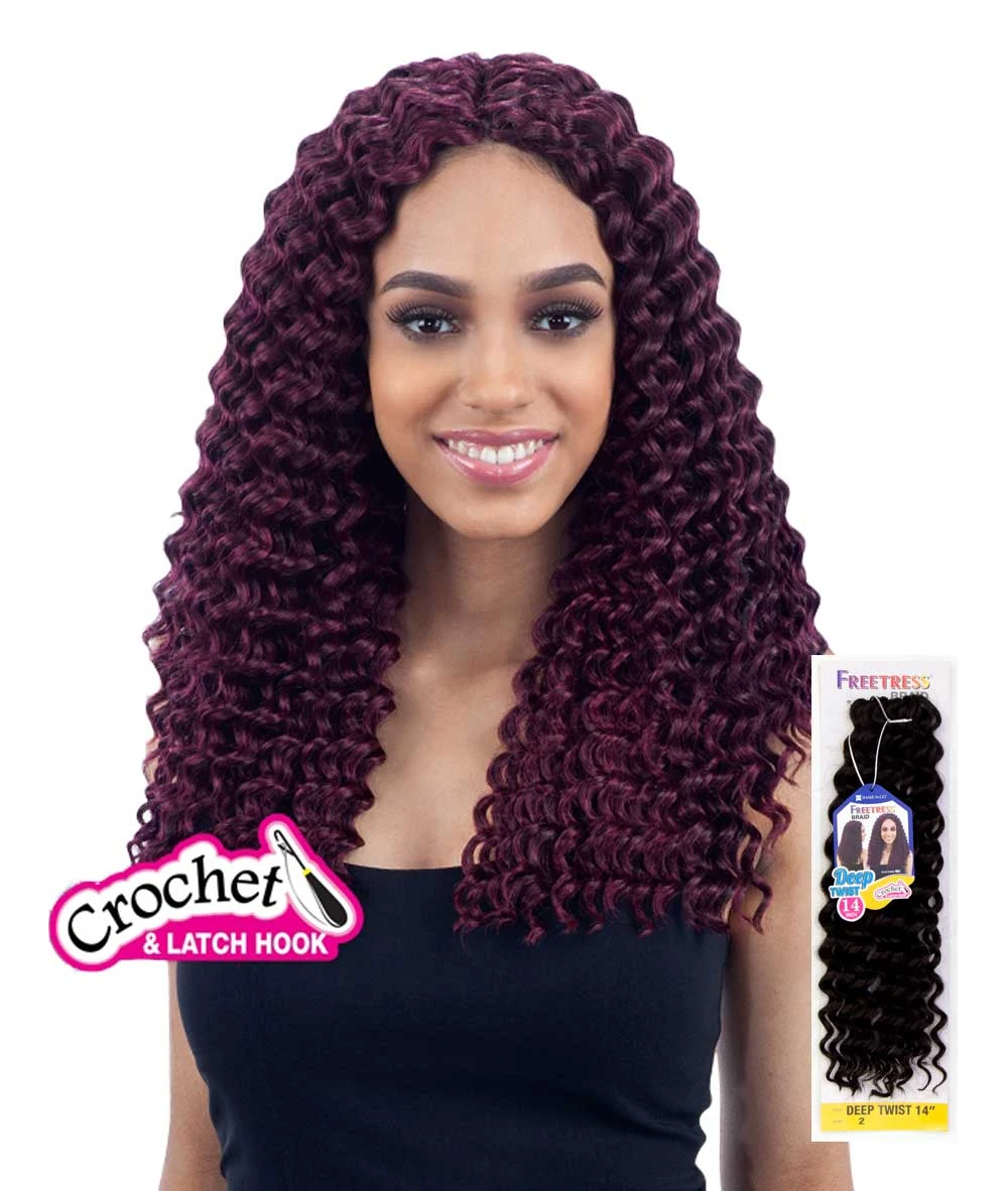 Shake-N-Go Freetress Braids - Deep Twist 14 Inch 1 Shake-N-Go Freetress Braids - Deep Twist 14 Inch
