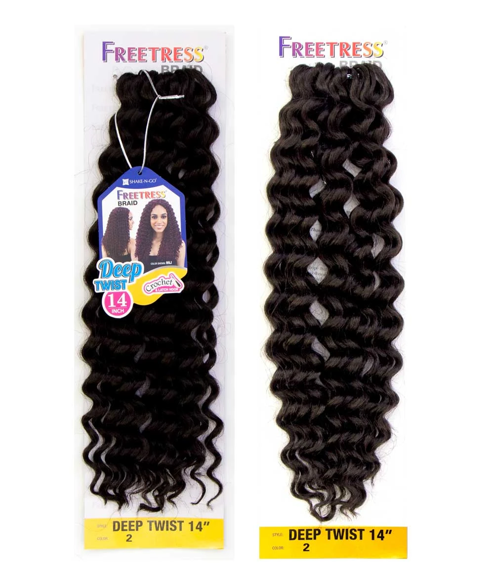 Shake-N-Go Freetress Braids - Deep Twist 14 Inch 2 Shake-N-Go Freetress Braids - Deep Twist 14 Inch - Image 2