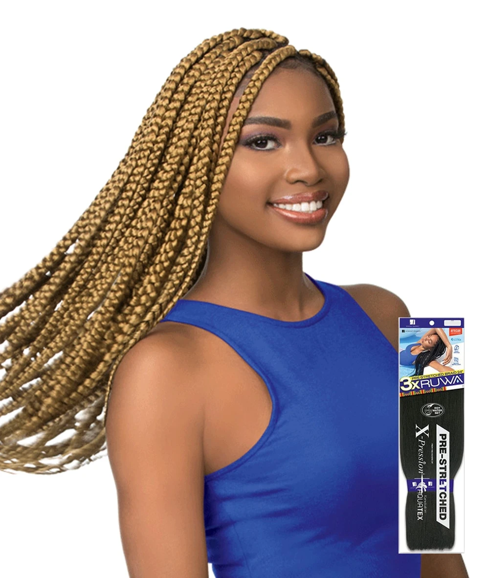 Sensationnel African Collection - 3X Ruwa Pre-Layered Braid 24 Inch 1 Sensationnel African Collection - 3X Ruwa Pre-Layered Braid 24 Inch