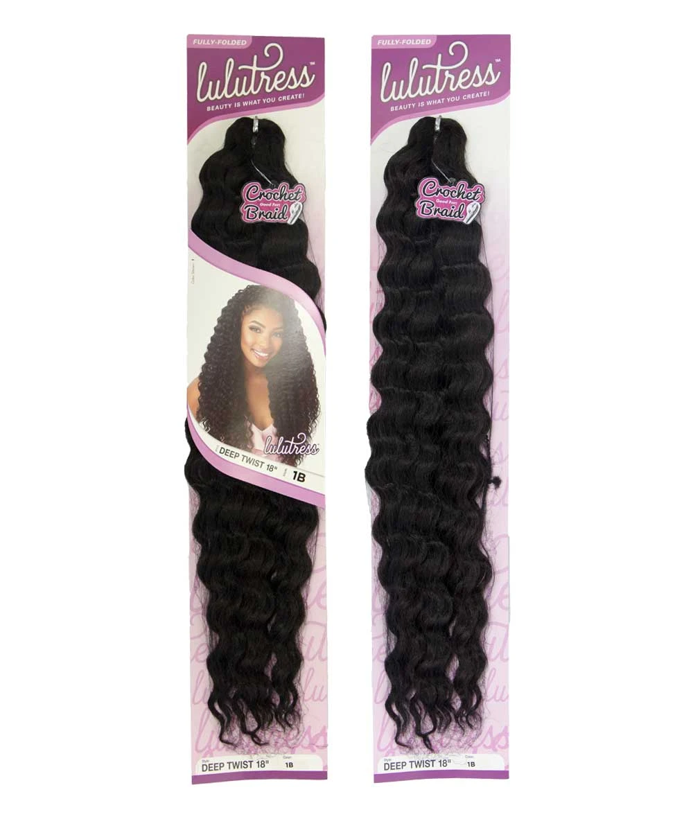 Sensationnel Lulutress Crochet Braid - Deep Twist 18 Inch 4 Sensationnel Lulutress Crochet Braid - Deep Twist 18 Inch - Image 4