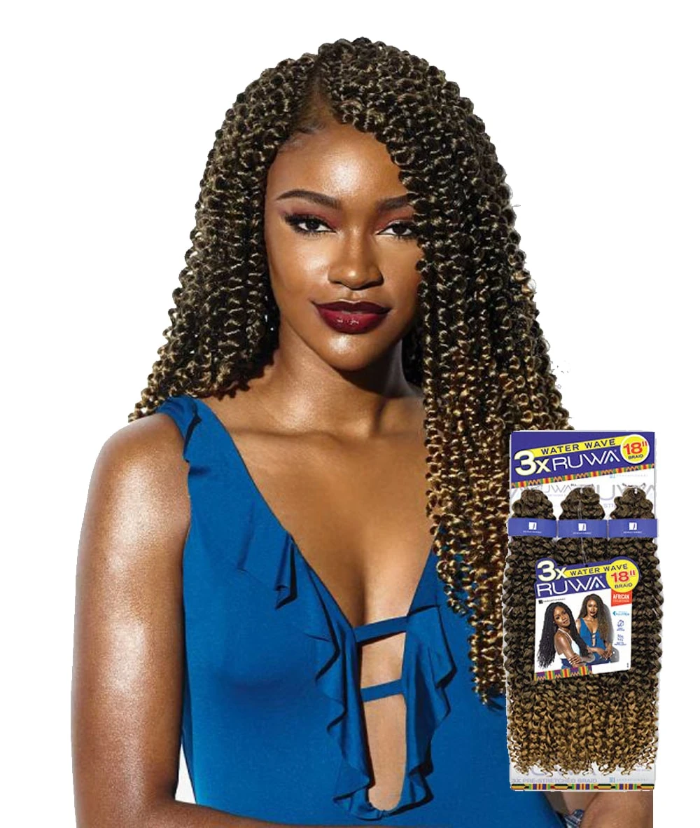 Sensationnel African Collection - Ruwa 3X Water Wave 18 Inch 1 Sensationnel African Collection - Ruwa 3X Water Wave 18 Inch