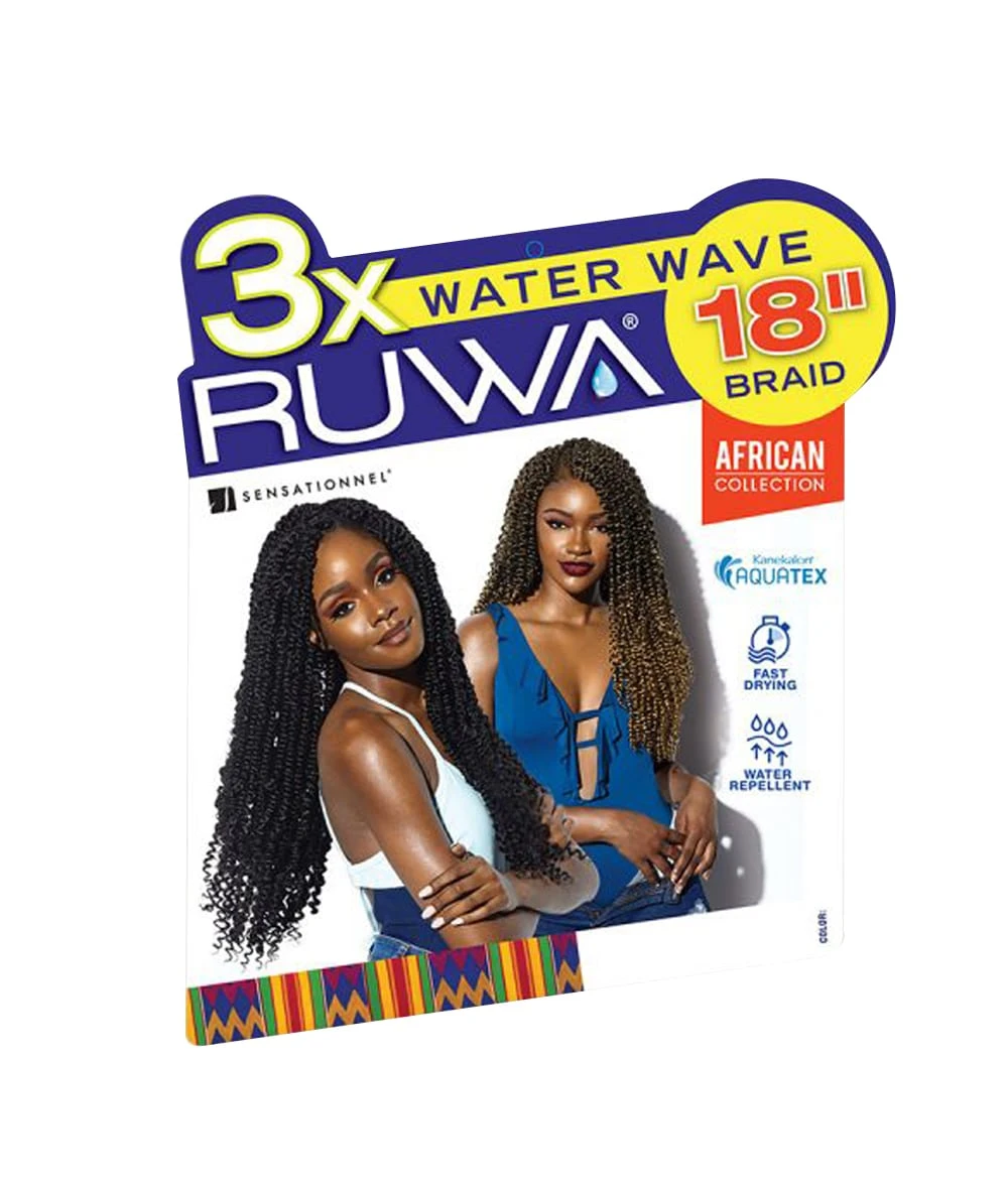 Sensationnel African Collection - Ruwa 3X Water Wave 18 Inch 2 Sensationnel African Collection - Ruwa 3X Water Wave 18 Inch - Image 2