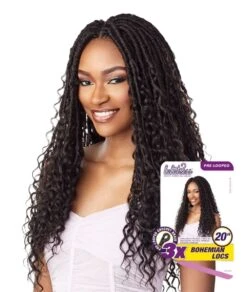 Sensationnel Lulutress Crochet Braid - 3X Bohemian Locs 20 Inch