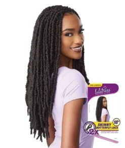 Sensationnel Lulutress Crochet Braid - 2X Skinny Butterfly Locs 18 Inch