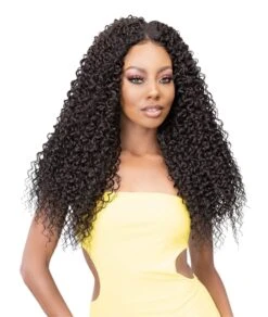 Janet Remy Illusion 3Pcs + 6X6 Free Part Lace Closure - Water Wave -Clore Beauty Store H00026203 2