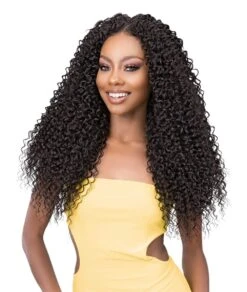 Janet Remy Illusion 3Pcs + 6X6 Free Part Lace Closure - Water Wave -Clore Beauty Store H00026203 3