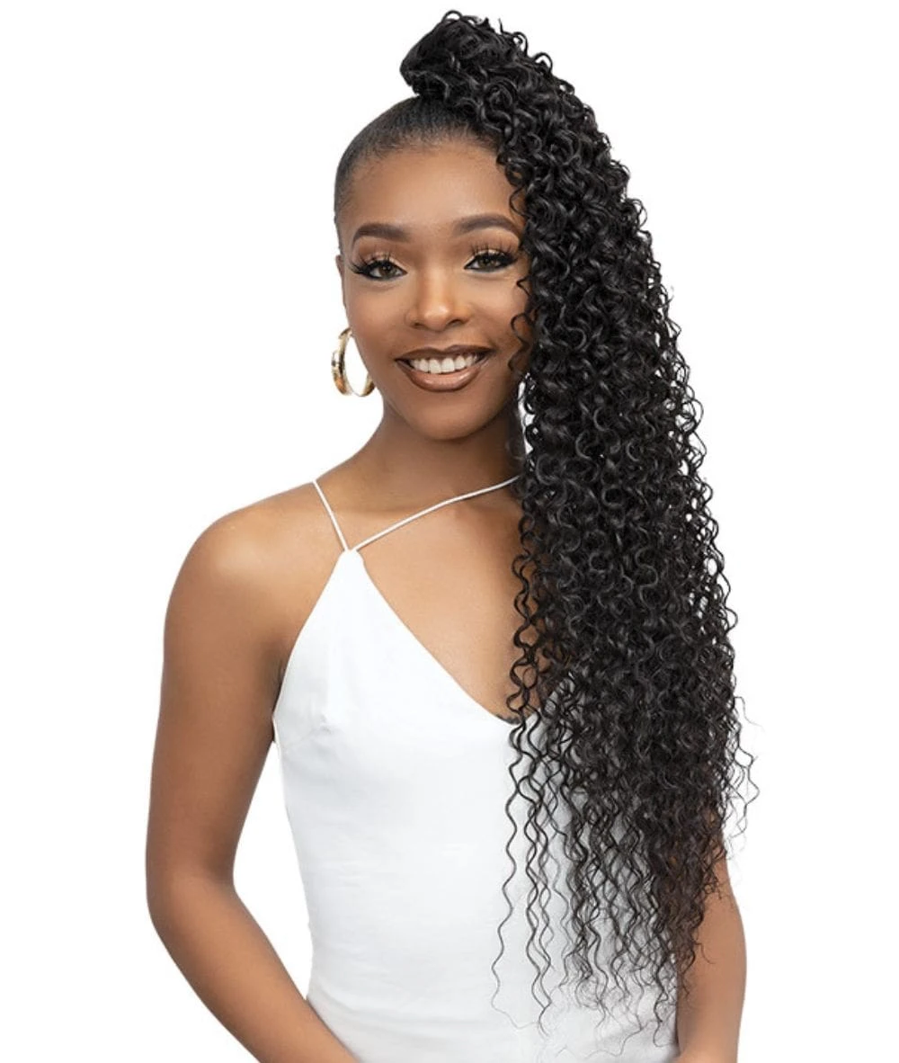 Janet Remy Illusion Virgin Human Hair Dupe Pony - Water Wave 32 Inch 3 Janet Remy Illusion Virgin Human Hair Dupe Pony - Water Wave 32 Inch - Image 3