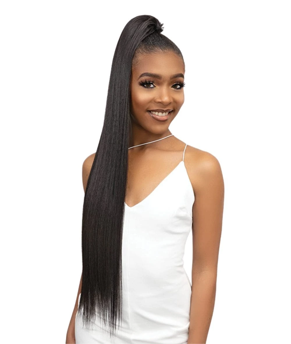 Janet Remy Illusion Virgin Human Hair Dupe Pony - Straight 32 Inch 2 Janet Remy Illusion Virgin Human Hair Dupe Pony - Straight 32 Inch - Image 2