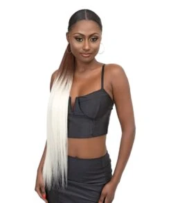 Janet Remy Illusion Virgin Human Hair Dupe Pony - Straight 32 Inch 7 Janet Remy Illusion Virgin Human Hair Dupe Pony - Straight 32 Inch -Clore Beauty Store H00026377 3
