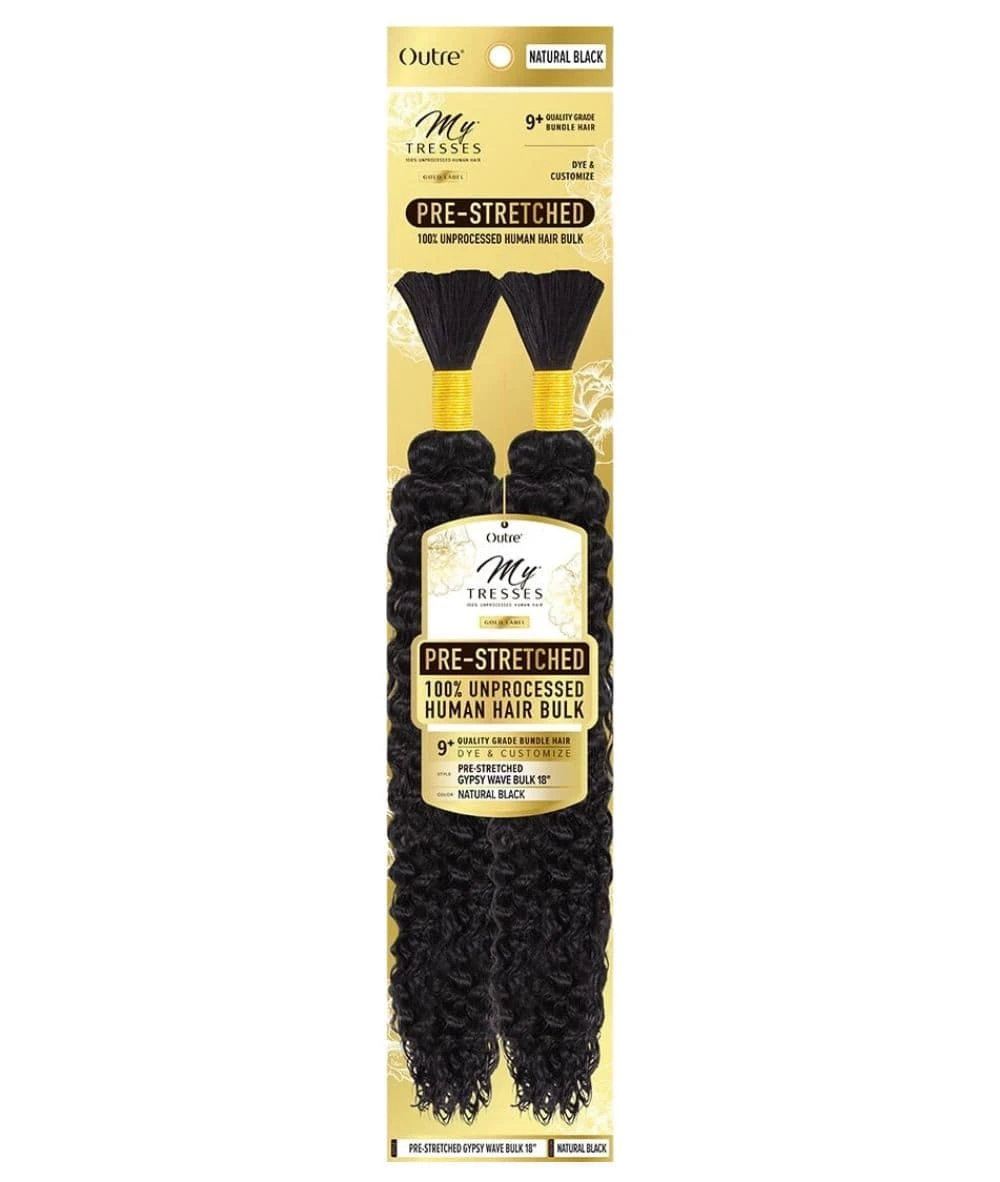 Outre Mytresses Gold Label Human Hair Pre-Stretched Gypsy Wave Bulk 18 Inch 1 Outre Mytresses Gold Label Human Hair Pre-Stretched Gypsy Wave Bulk 18 Inch