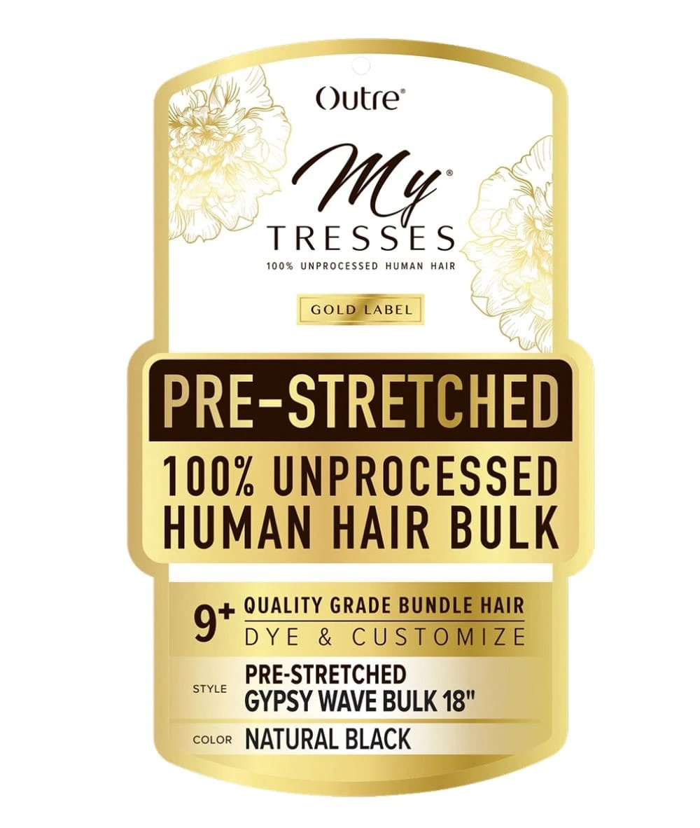 Outre Mytresses Gold Label Human Hair Pre-Stretched Gypsy Wave Bulk 18 Inch 2 Outre Mytresses Gold Label Human Hair Pre-Stretched Gypsy Wave Bulk 18 Inch - Image 2