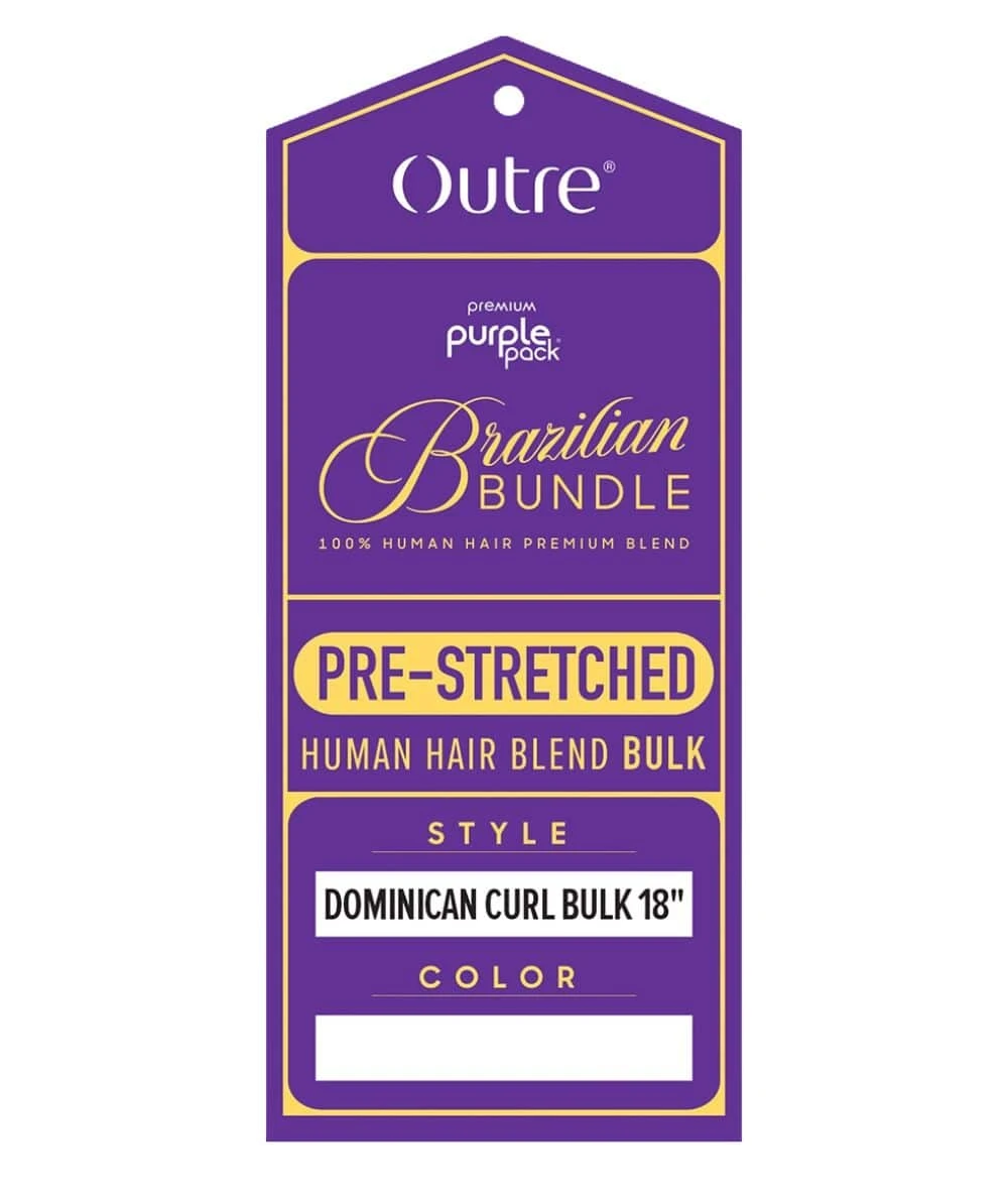 Outre Purple Pack Brazilian Bundle Prestretched -Dominican Curl Bulk 2 Outre Purple Pack Brazilian Bundle Prestretched -Dominican Curl Bulk - Image 2