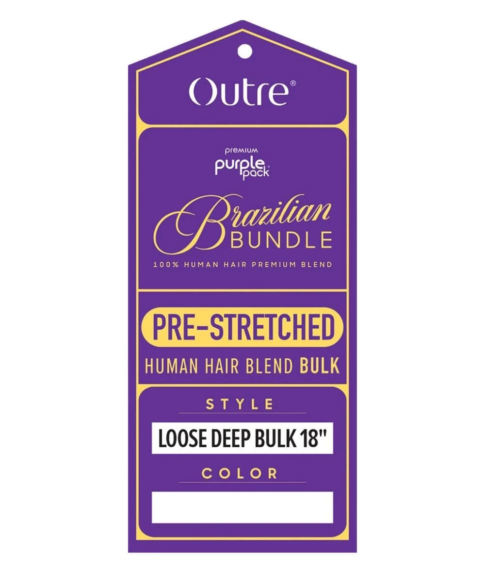Outre Purple Pack Brazilian Bundle Prestretched -Loose Deep Bulk 2 Outre Purple Pack Brazilian Bundle Prestretched -Loose Deep Bulk - Image 2
