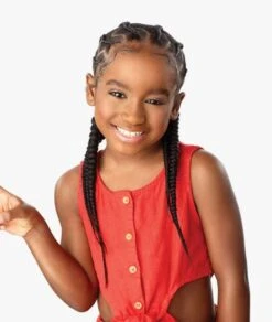 African Collection X-Pression 3X Kids Pre-Stretched Braid 28 Inch