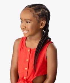 African Collection X-Pression 3X Kids Pre-Stretched Braid 28 Inch -Clore Beauty Store H00027748 2